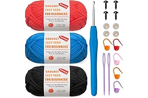 Woobles Yarn Easy Peasy Crochet Yarn for Beginners