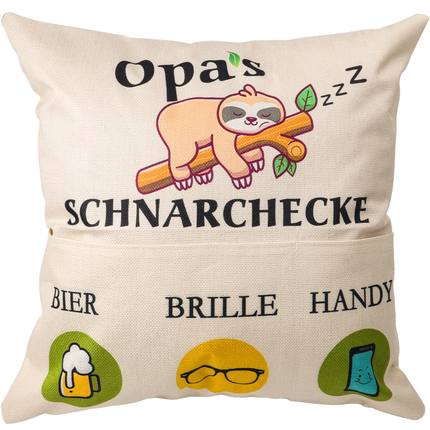 Brinny Geschenke für Onkel, Kissenbezüge 45x45 cm Dekokissen