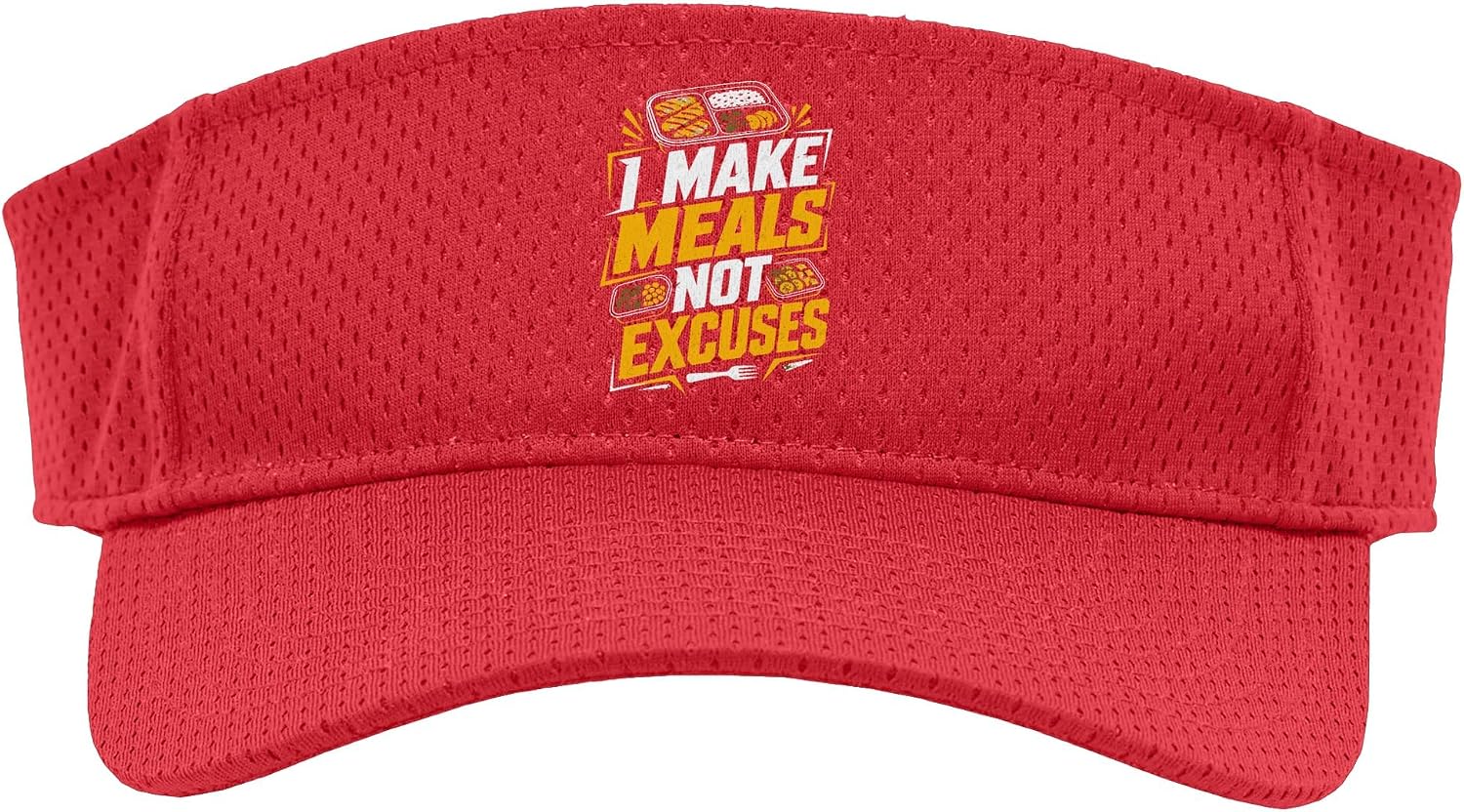 Meal Prep Life Food Prepping Meal Preparation Sport Sun Visor