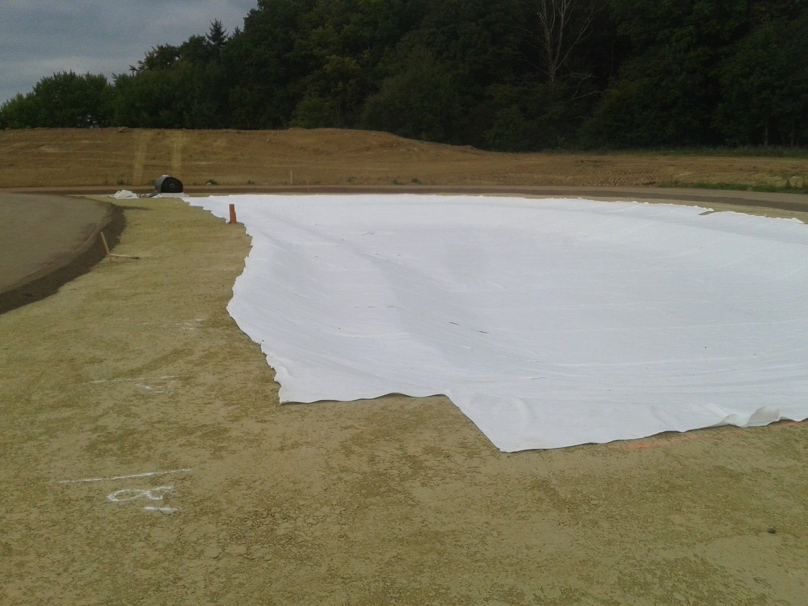 40 m² PET Teichvlies Schutzvlies Folienschutz Weiß Premium Reißfest Profi Qualität 300g/m² Vlies Teich 2 m Breite x 20 m