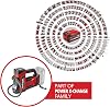 Einhell CE-CC 18/23 D Li-Solo Power X-Change Akülü Araç Kompresörü (18 V, maks. 11 bar, LCD ekranlı dijital basınç göstergesi, otomatik kapanma, akü olmadan)