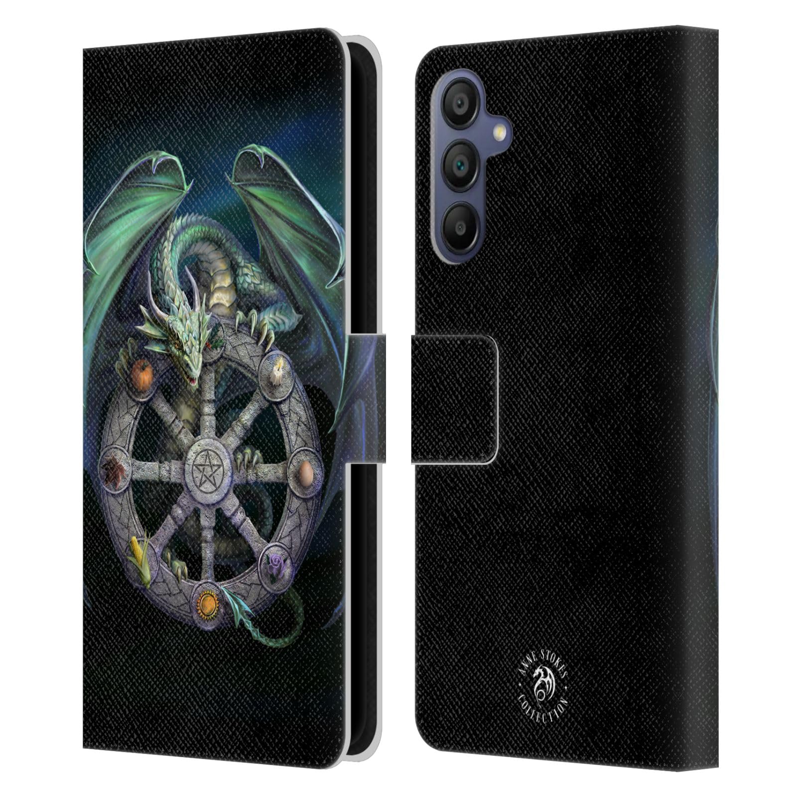 Carcasa Samsung Galaxy A15 tipo libro con tarjetero y cierre magnético 7