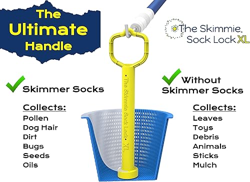 Miniatura 6 de The Skimmie Sock Lock XL - Mango de cesta de skimmer de piscina con peso  Asegura los calcetines de skimmer, fácil extracción de 14 de vuelta