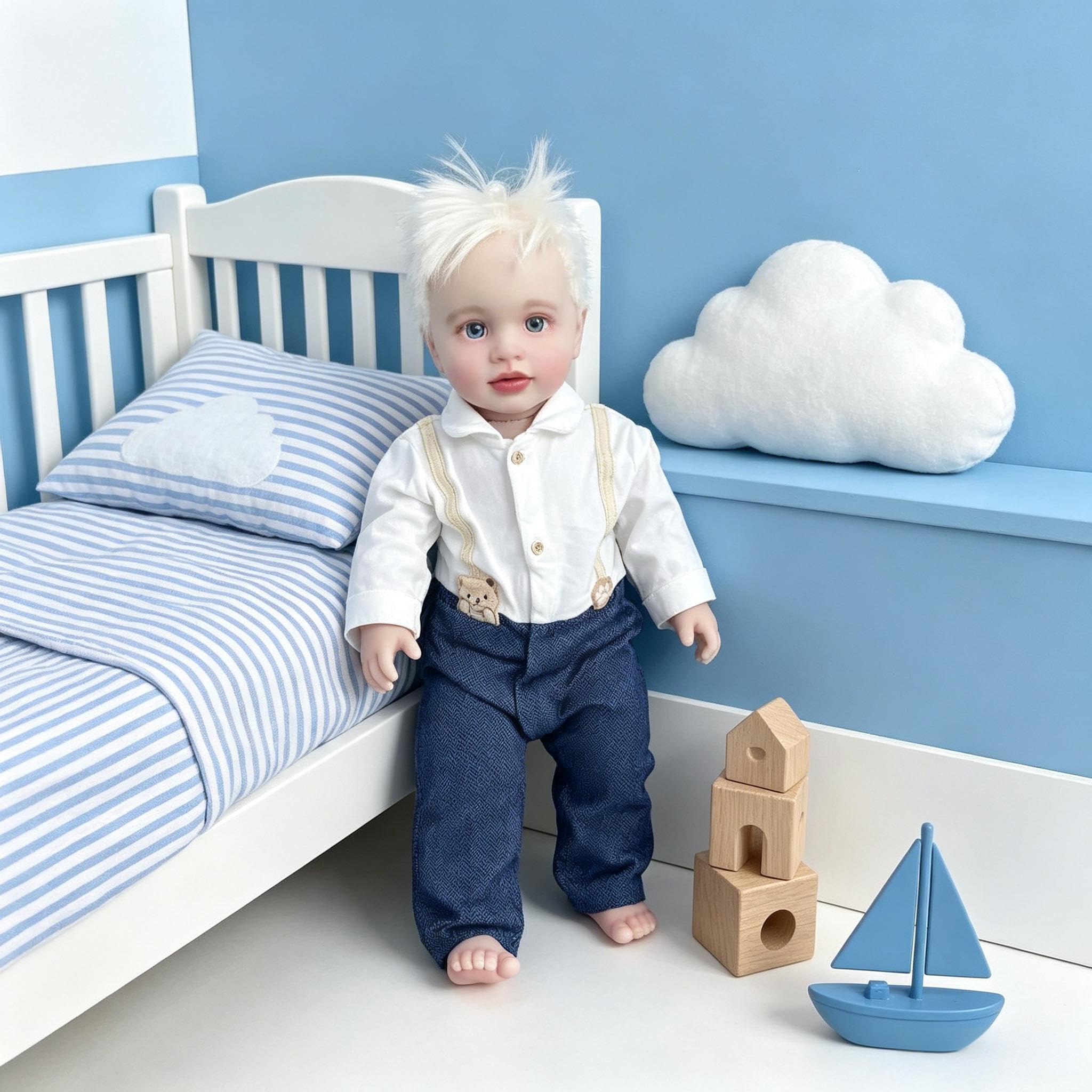 Realistische Reborn Kleinkind Puppen Pippa 26 Zoll 66 cm große Größe Lebensechte Reborn Babypuppen Tuch Körper Lebhafte Kleinkind Puppe Silikon Babypuppe für Kinder Geschenk