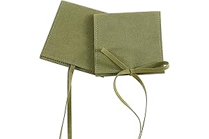 40 Pieces of Luxury Green Small Jewelry Bags (Measuring 8 x 8cm)