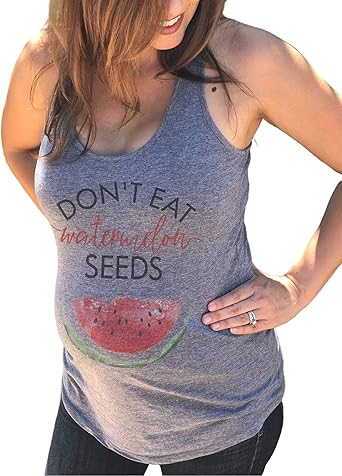 dont eat watermelon seeds maternity shirt