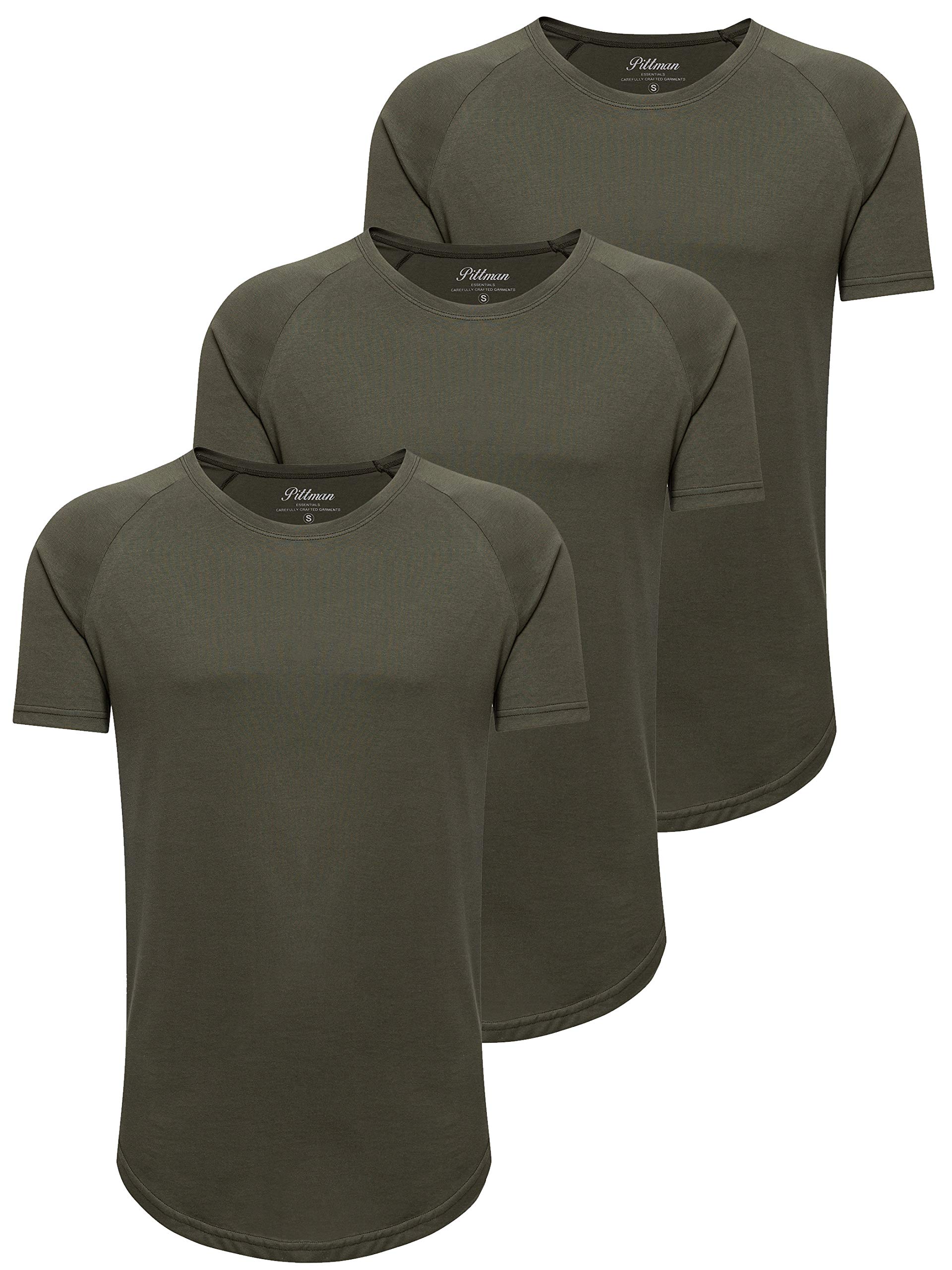 PITTMAN 3er Pack Herren T-Shirt Finn