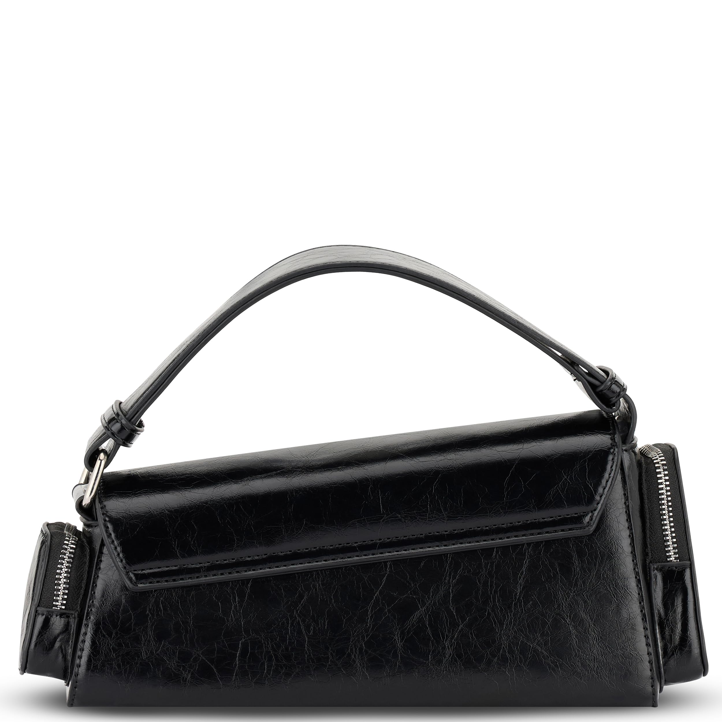 Expatrié Bolso de Hombro Mujer - Grace - Bolso Bandolera Asimétrica de Piel Sintética - Bolsa de Mano para el Día y la Noche - Y2K Bolso Vintage de Cuero Vegano - Estilo Retro