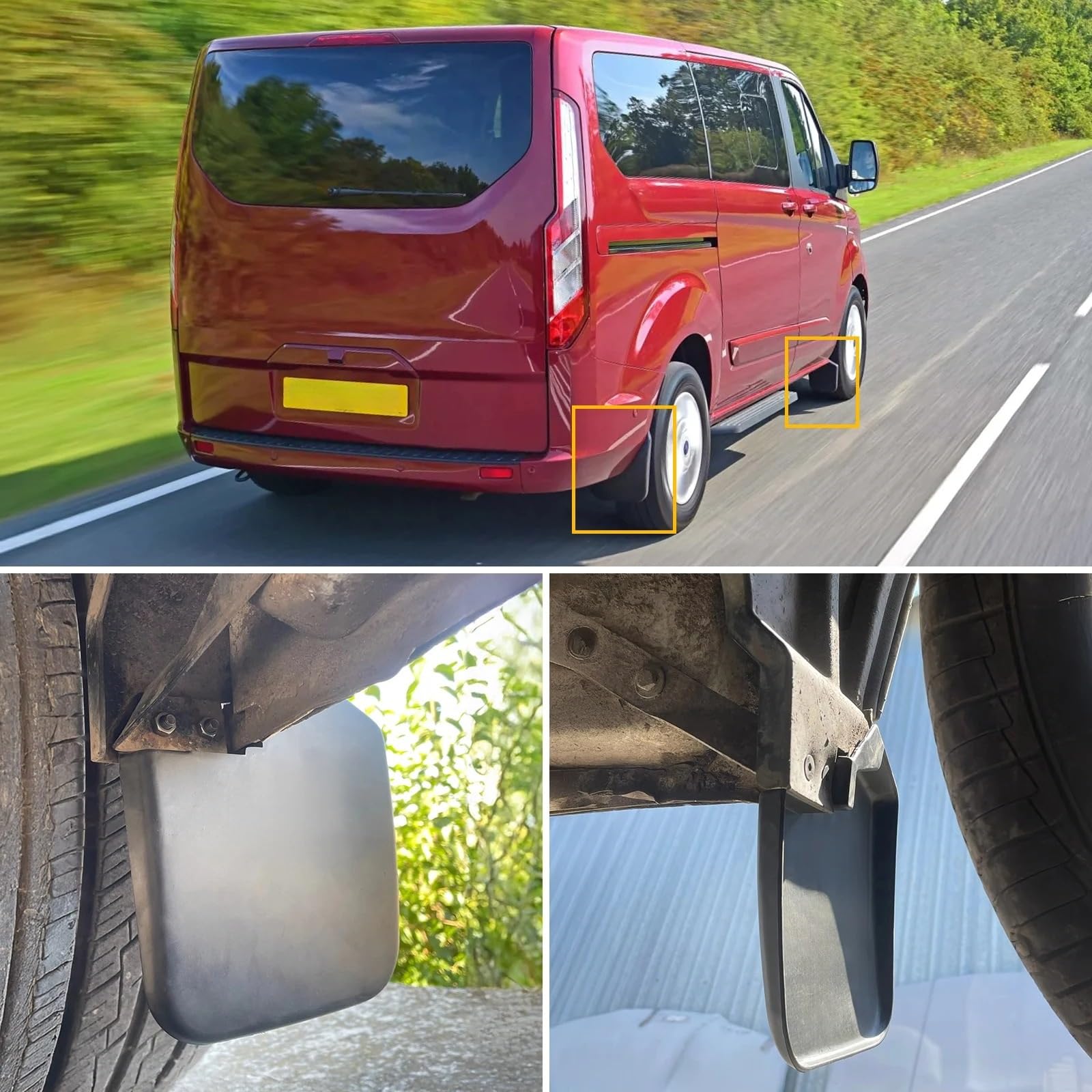 Auto Paraspruzzi 1915641 1915642 Per Ford Custom Transit Tourneo 2012-2023 Parafanghi Anteriori
