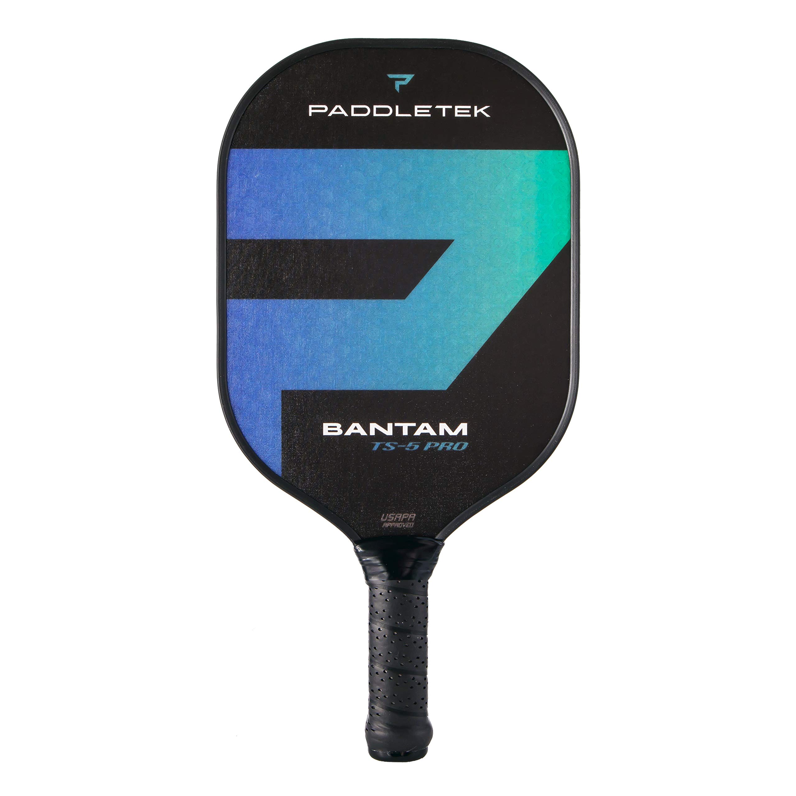 PaddletekBantam TS-5 Pro Pickleball Paddle | Professional Pickleball Paddles with Honeycomb Core, Textured Fiberglass Epoxy Hybrid Surface, Bantam SRT Core & High Tack Performance Grip