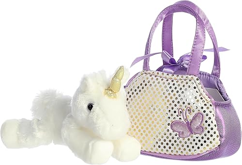 Miniatura 2 de Aurora World Fancy Pals Bolso para llevar peluche de mascota unicornio