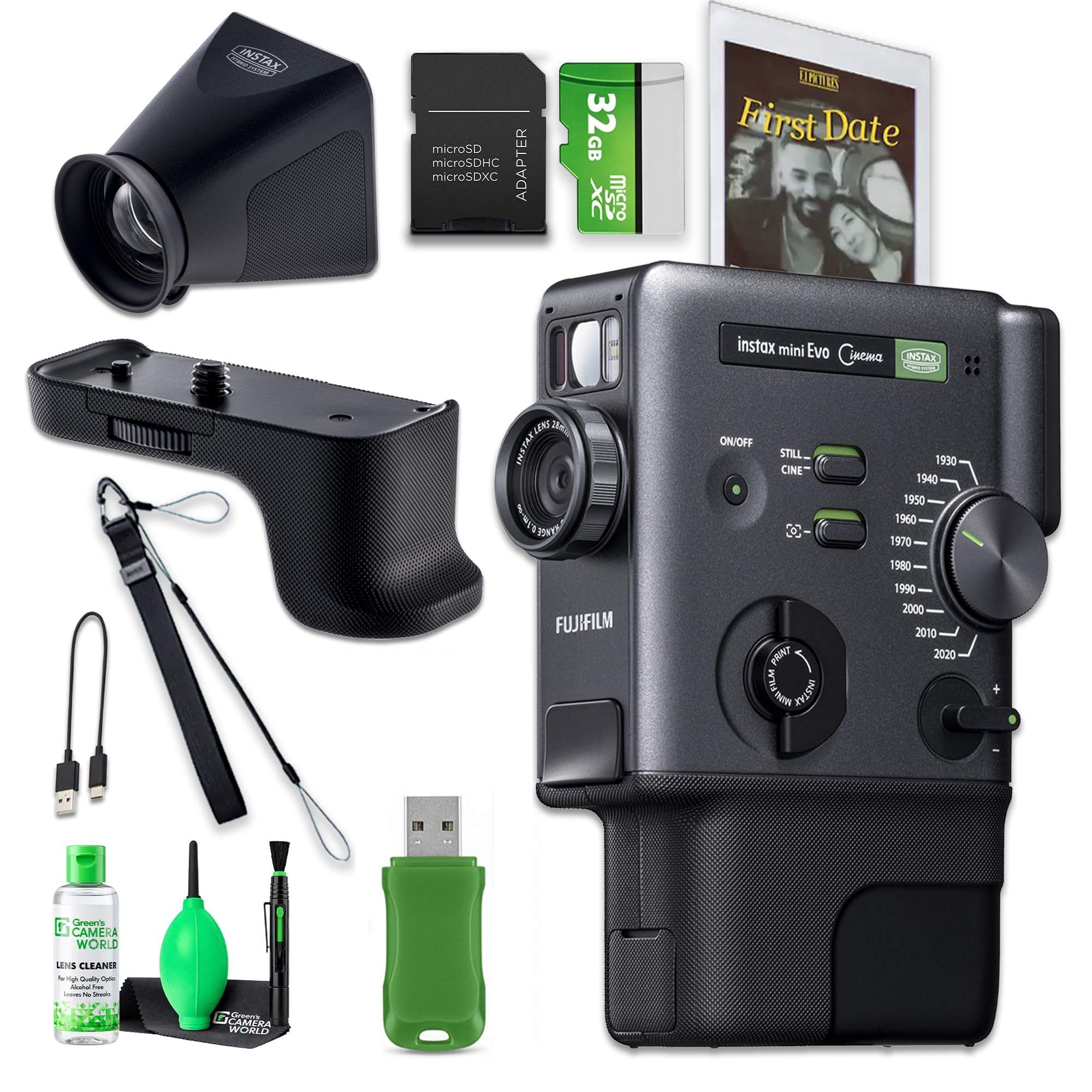 Amazon | FUJIFILM instax mini Evo Cinema ハイブリッドインスタント