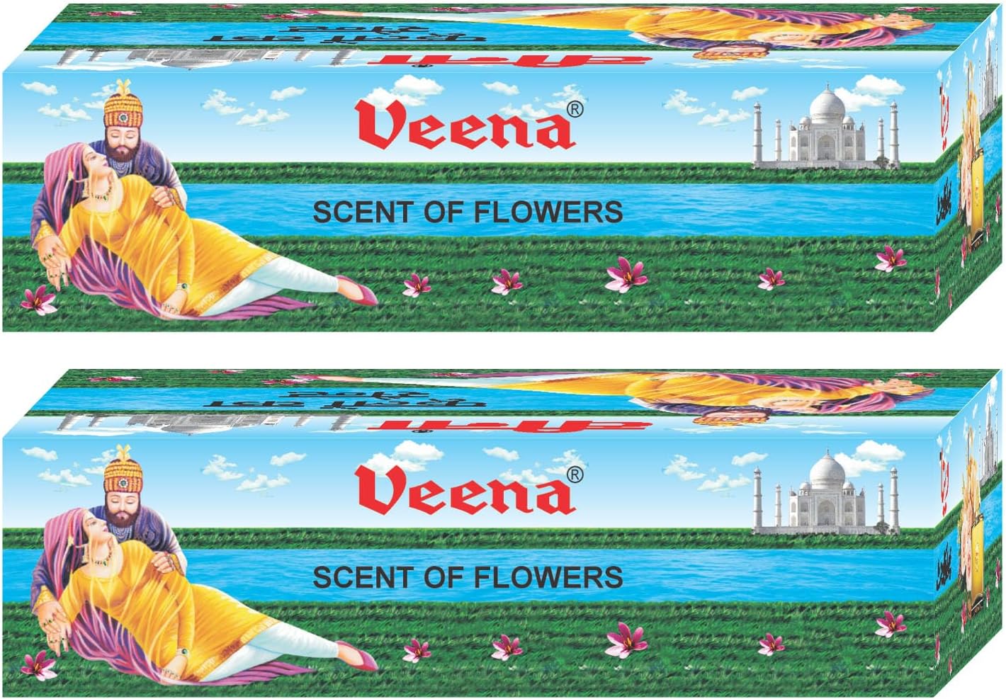 Veena COMBO SCENT OF FLOWERS PACK OF 50 POUCH FLORAL