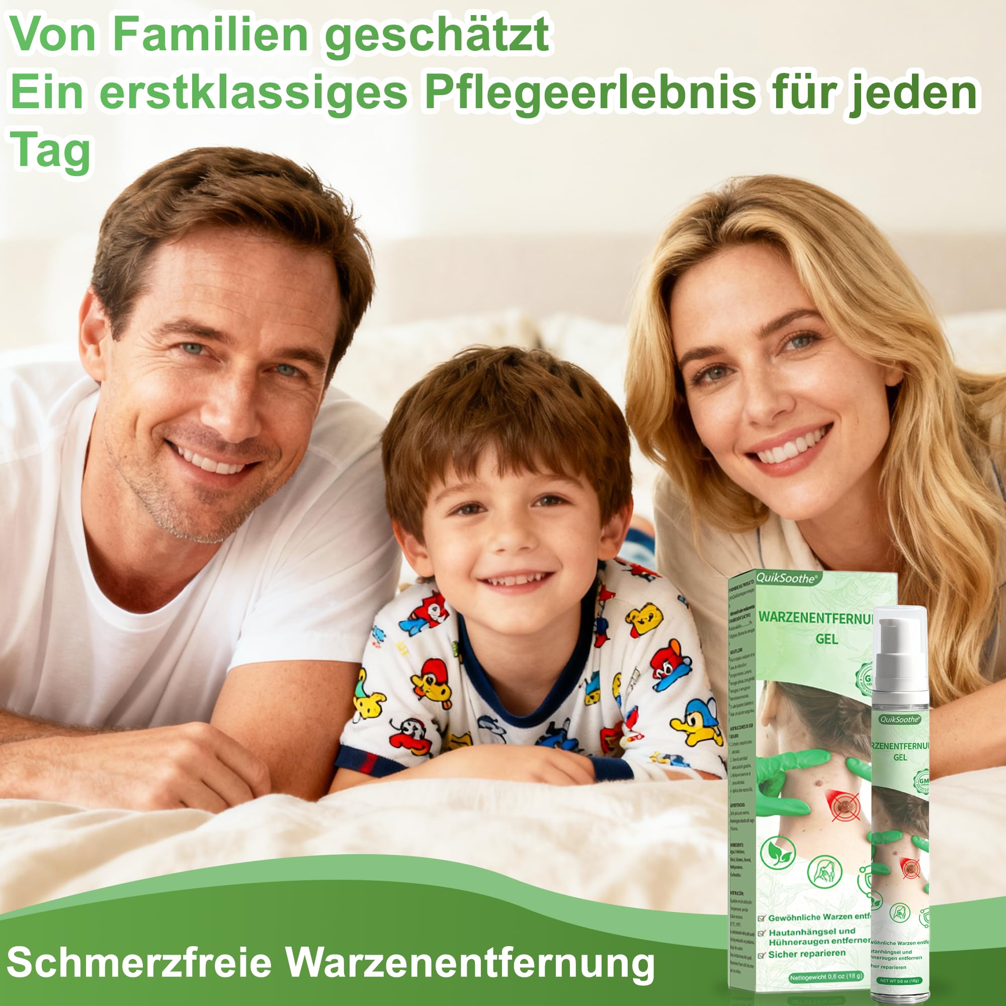 Warzenentfernercreme – geeignet für alle Hauttypen, Sanfte Formel für Körper und Hände (18G)