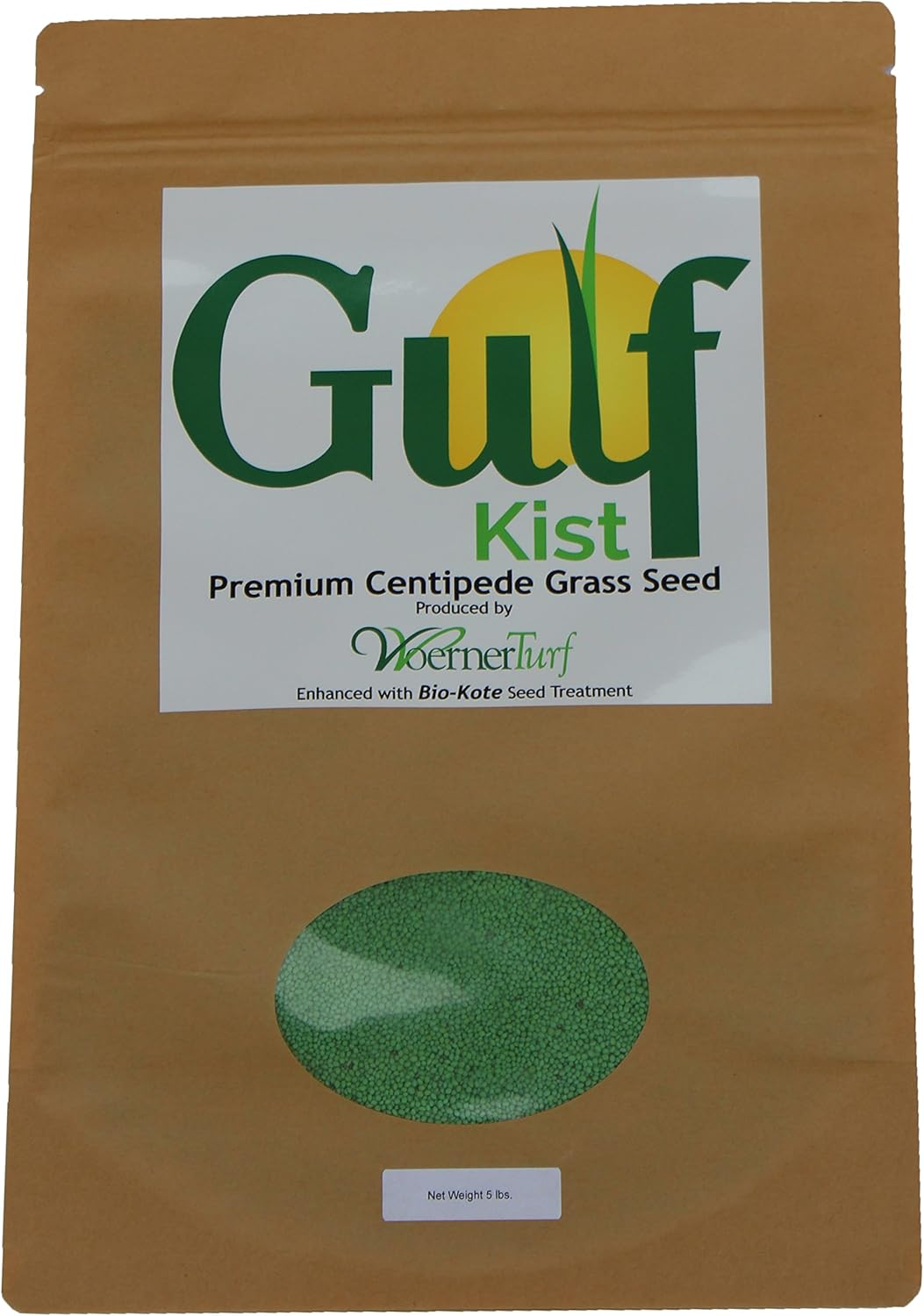 Centipede Grass Seed for a Dense Green Lawn, NO Mulch, 1 lb Coated Seeds, Sun and Moderate Shade Tolerant Lawn Seeding and Turf Patch Repair, Southern Southeast US, Low Fertilizer Low Maintenance