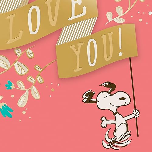 Miniatura 4 de Hallmark Tarjeta de cacahuetes para abuelos (Snoopy y Woodstock) para el día del abuelo, aniversario, solo porque y más