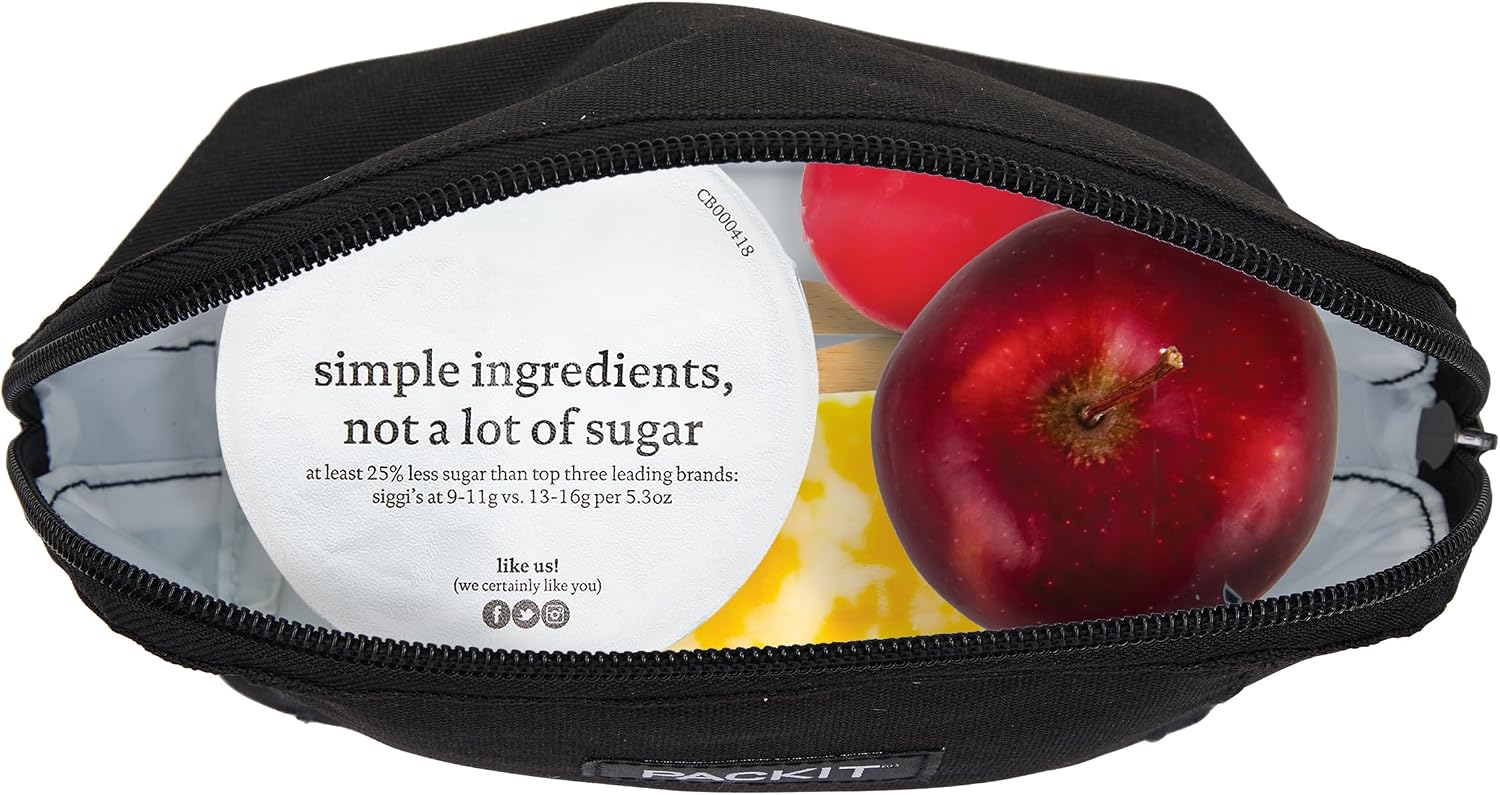 Packit, Snack Bag Freezable Black