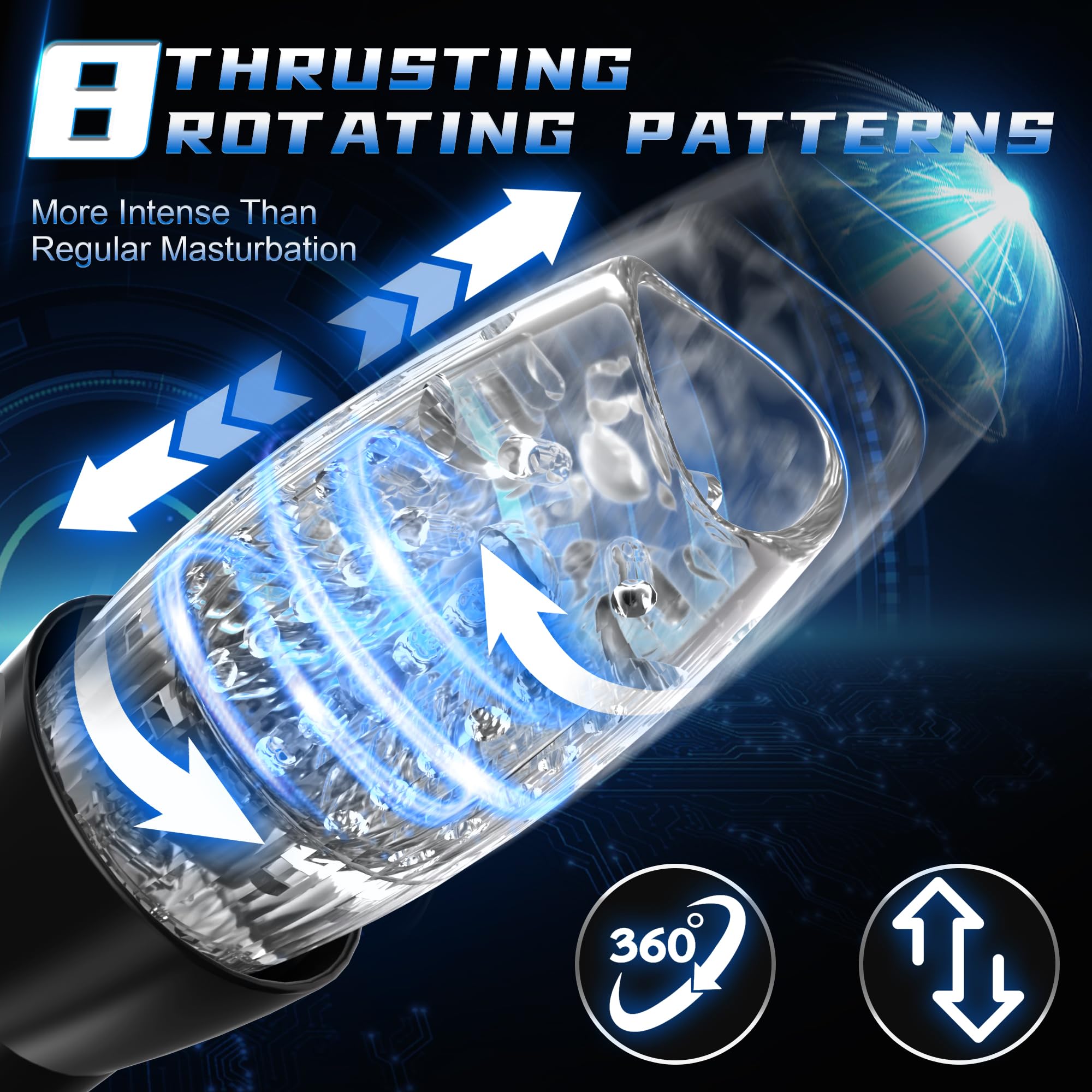 Amazon.com: Lumodia Sex Toys for Men, 3 in 1 Automatic Male Masturbator  with 8 Thrusting Rotating & 10 Vibration, APP Control Adult Toys for Men  Penis Vibrator, Male Stroker Masturbators Adult Sex