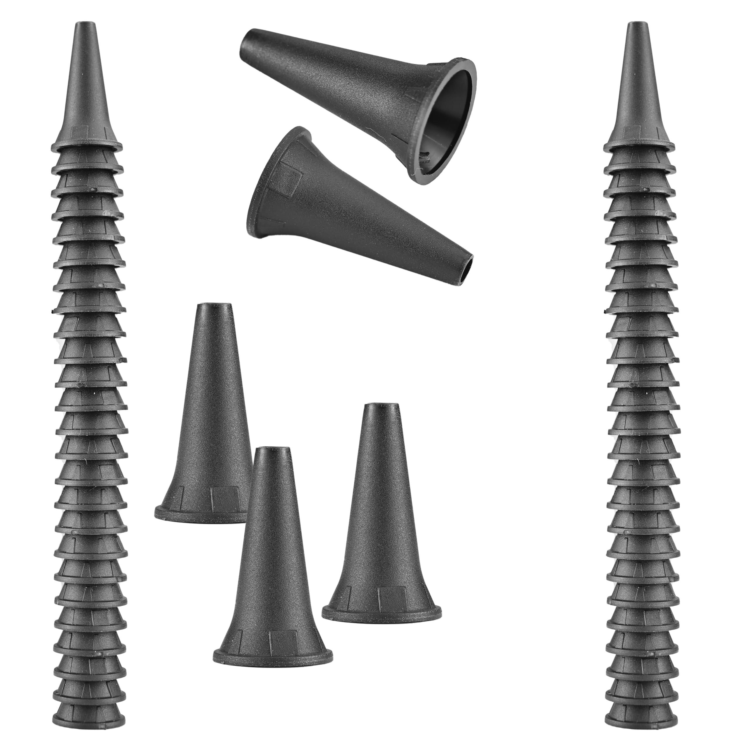 PakCan Wiederverwendbare Diagnose-Otoskop-Abdeckungen, Spekula-Spitzen, 50 Stück, erhältlich in 2,5 mm, 3,5 mm, 4 mm, 5 mm (50 Stück à 2,5 mm und 3,5 mm (je 25 Stück)