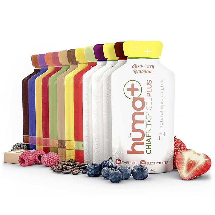 Buy Huma Plus (Double Electrolytes) Chia Energy Gel, Variety Pack