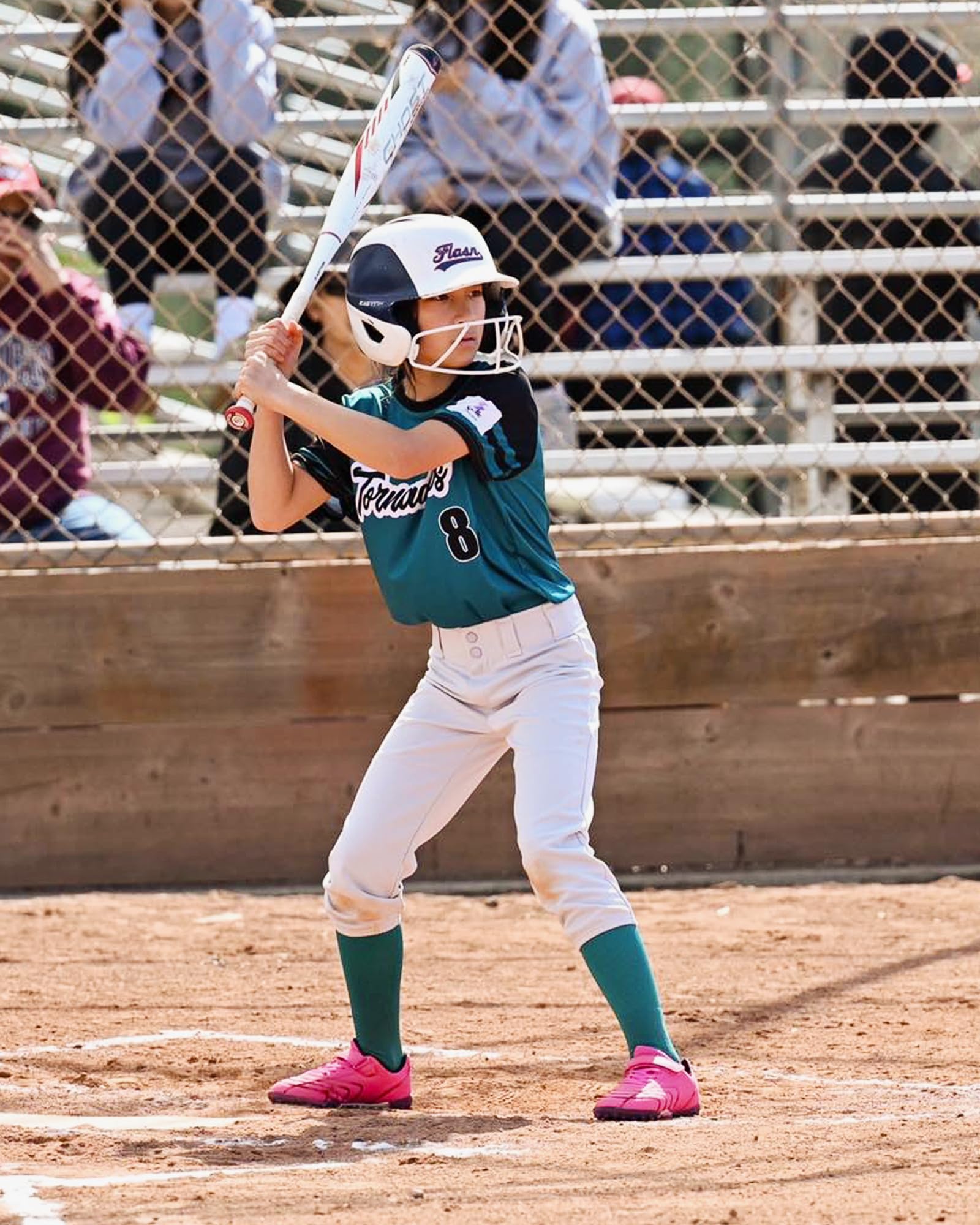 Stelle Boys Girls Indoor Soccer Shoes Kids Turf Shoes Baseball/Softball Futsal Athletic Cleats for Toddler/Little/Big Kid?Fuchsia,12ML?