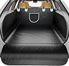 SUV Cargo Liner for Dogs with PU Leather, Waterproof Pet Trunk Cover with Higher Side Panels, Dog Seat Mat for SUVs Vans with Bumper Protection, Non-Slip, Large Size,