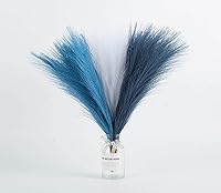 Vista 57 de Decoración de hierba de las pampas, 6 tallos de 18 pulgadas de hierba pomposa, arreglo floral pequeño y relleno de jarrón para decoración bohemia