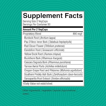 Nature's Sunshine BP-X, 100 Capsules | Supports Intestinal, Digestive and Hepatic Health and Assists with Liver, Gallbladder and Bowel Functions
