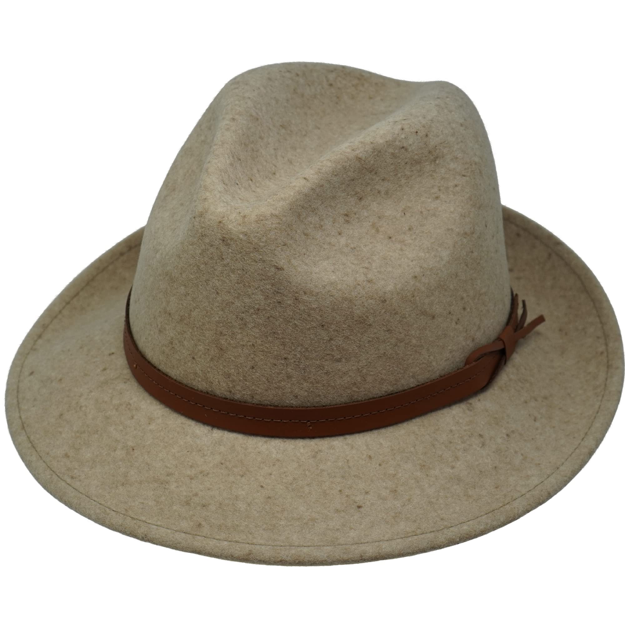 Borges & Scott Stoker Felt Hat - Oatmeal - 58cm (M)