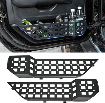Door Net Pocket Storage Box For 2018+ Jeep Wrangler JL JT – 2-Piece Set