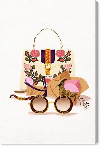 Wynwood Studio Lienzo decorativo para pared, diseño de rosas de Jadore para decoración del hogar, 24 x 36 pulgadas, blanco, rosa