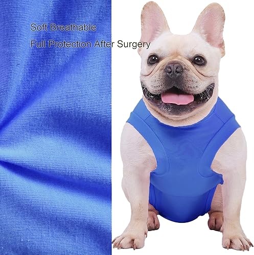 Miniatura 53 de Traje de recuperación de cirugía para perros – Después de la esterilización, heridas abdominales después de la recuperación quirúrgica, antilamida