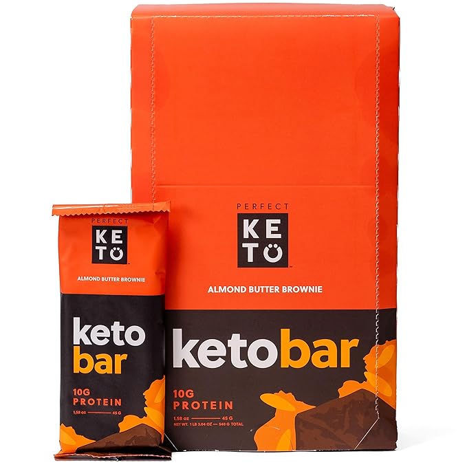 Perfect Keto Bars, Gluten Free with Grass Fed Collagen