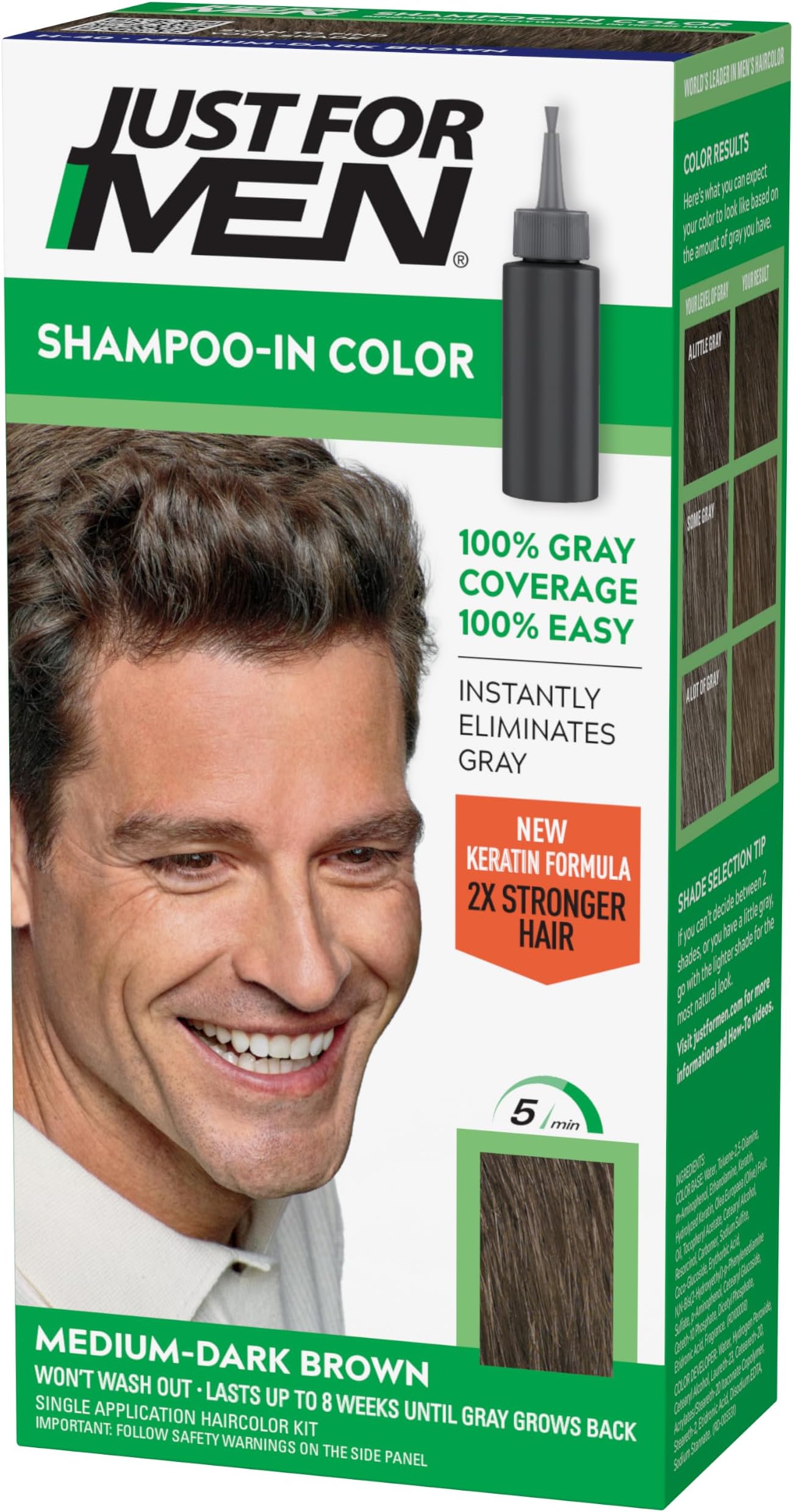 Shampoo-In Hair Color - Medium-Dark Brown