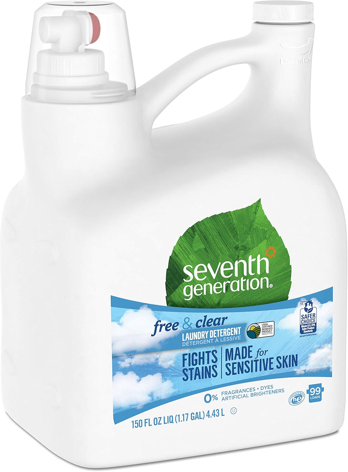 Seventh Generation, SEV22803, Laundry Detergent, 1 Each, Clear