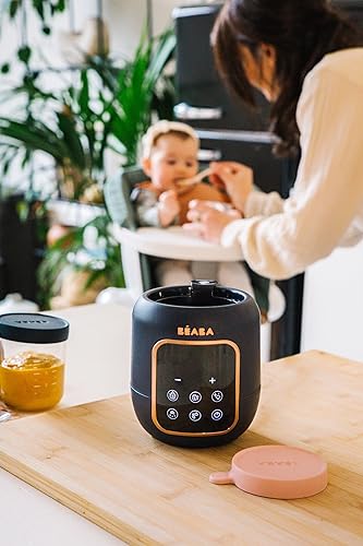Miniatura 6 de BEABA - Calentador de biberones de leche múltiple 5 en 1 y calentador de alimentos para bebés, calentador de leche materna para bebé, diseño