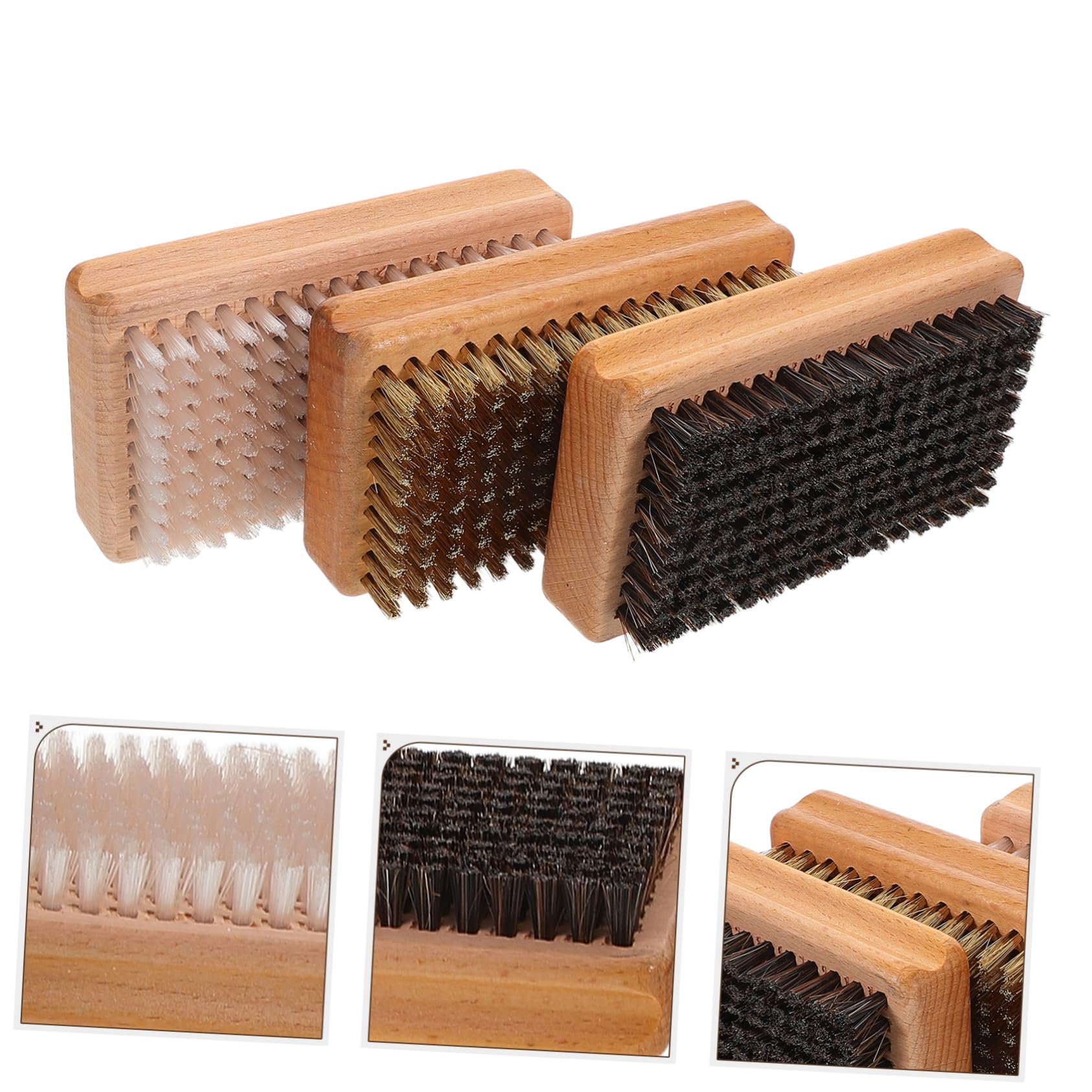 UKCOCO 3pièces Kit de Brosses pour Skis et Snowboards Manche Outil de Nettoyage et Polissage pour Fart de Skis