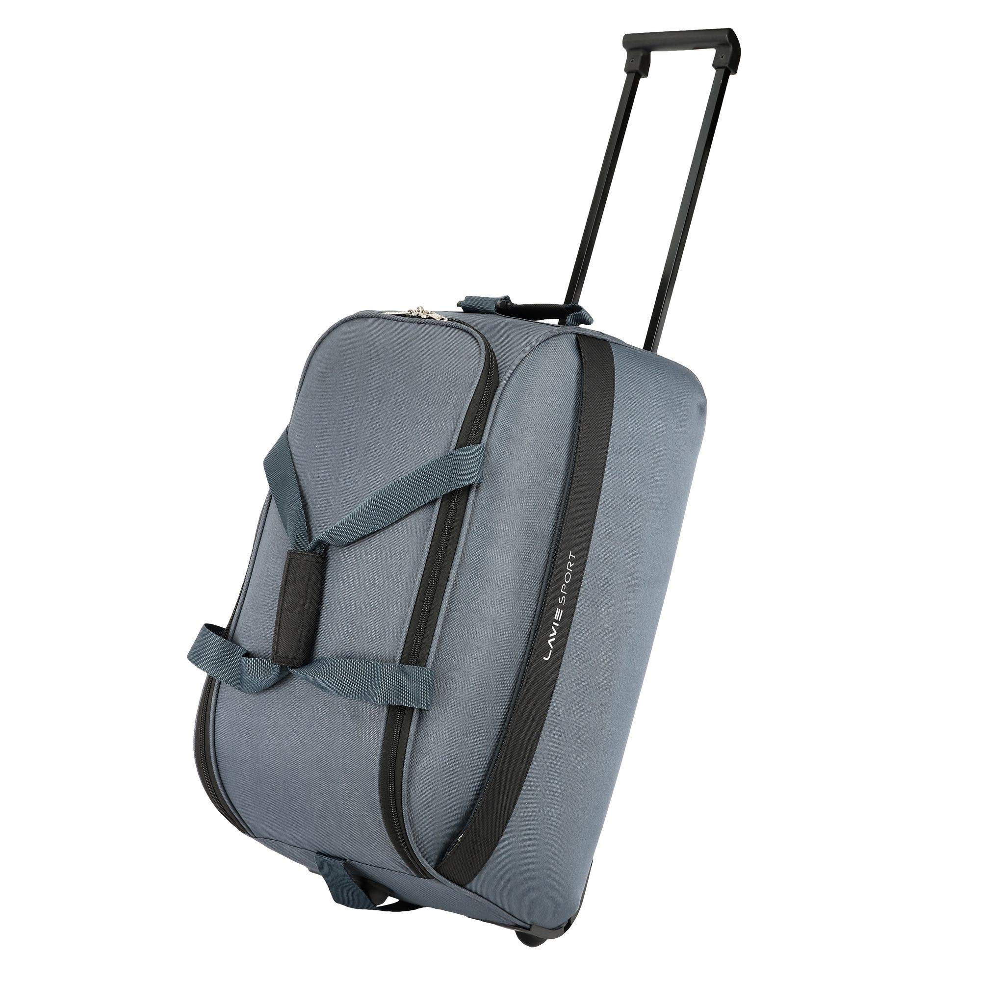 Buy Meridian Large Wheel Duffel Bag Luggage Bag with Trolley Travel Bag with Sturdy Wheels