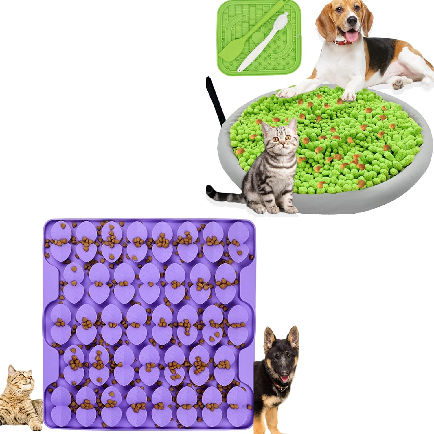 Femont Snuffle Mat for Large Dogs Silicone Slow Feeder