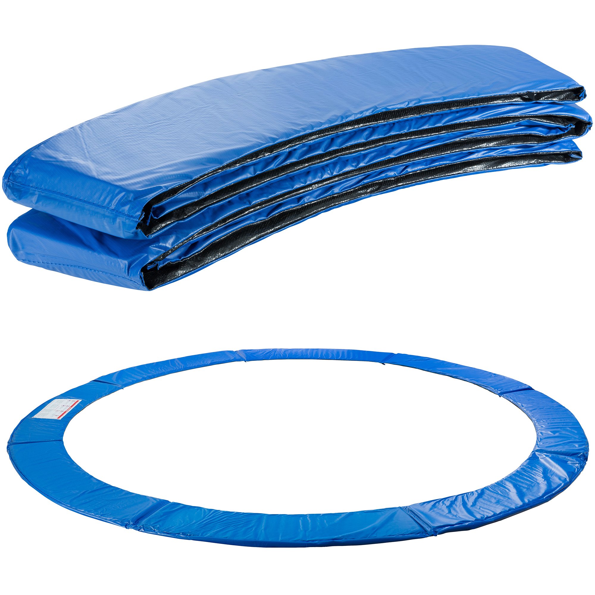 Arebos Trampoline edge cover spring protection | 183, 244, 305, 366, 396, 457 or 487 cm | made of PVC and PE | Tear resistant | 100% UV resistant | Blue 305 cm