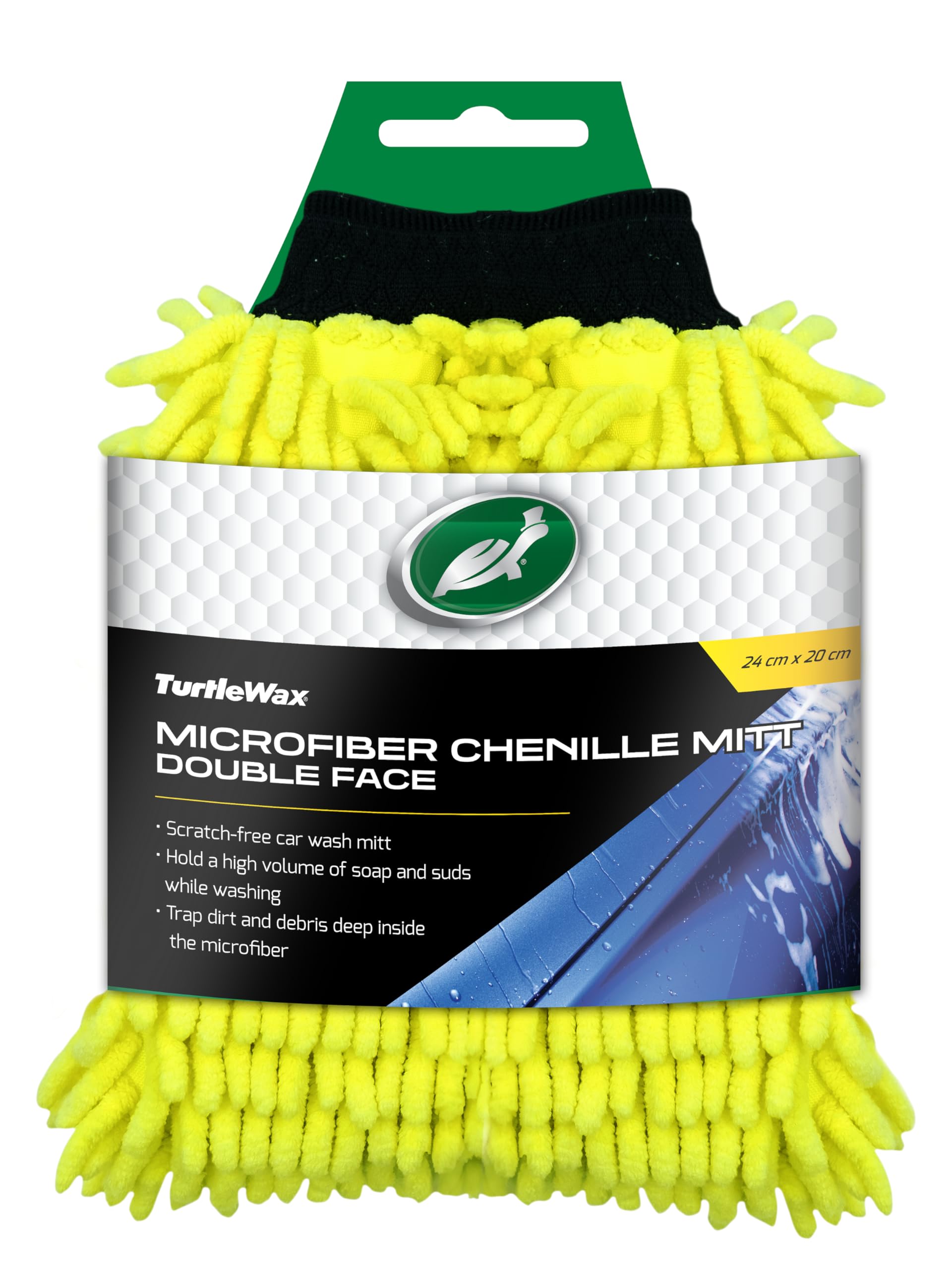 Turtle Wax Microfiber Chenille Mitt Double Face