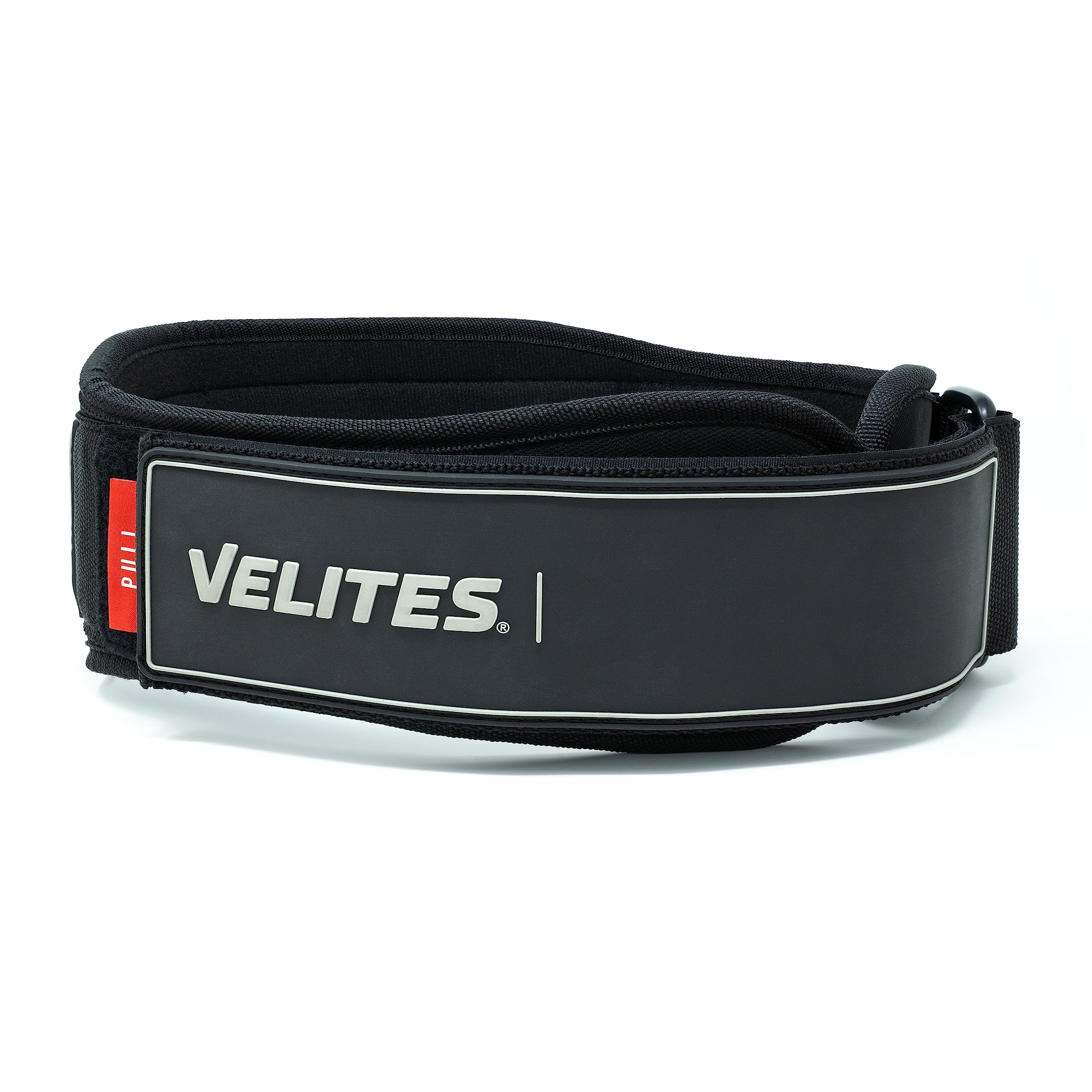 Velites Cintura lombare per sollevamento pesi, ufficiale della Real Federation di sollevamento pesi, velcro con extra aderenza, peso morto, squat, snatch e pulito