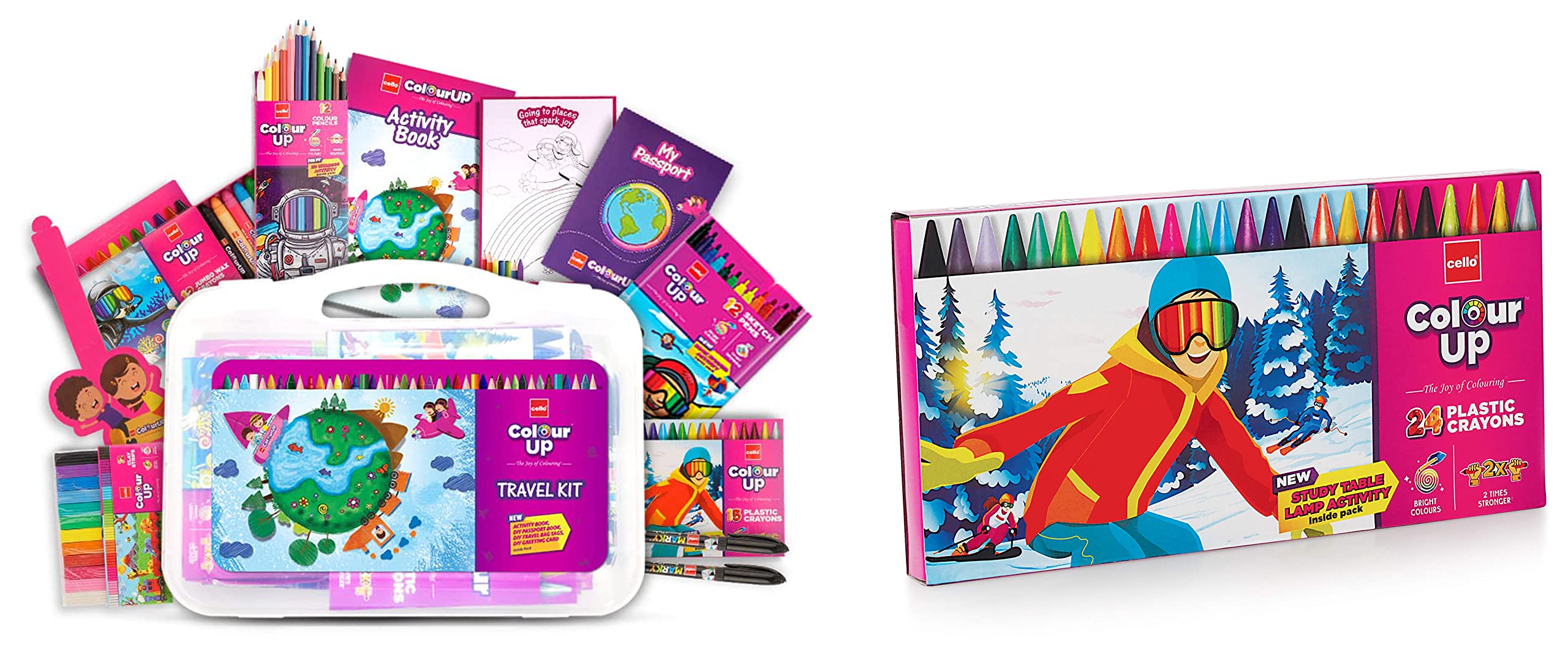 Cello ColourUp Hobby Bag - Art Set for Kids -16 Cello ColourUp Hobby Bag - Art Set for Kids -16
