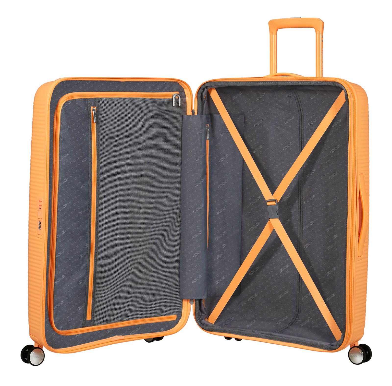 American Tourister Soundbox Spinner 77/28 TSA EXP Trolley Papaya Pop Albaricoque