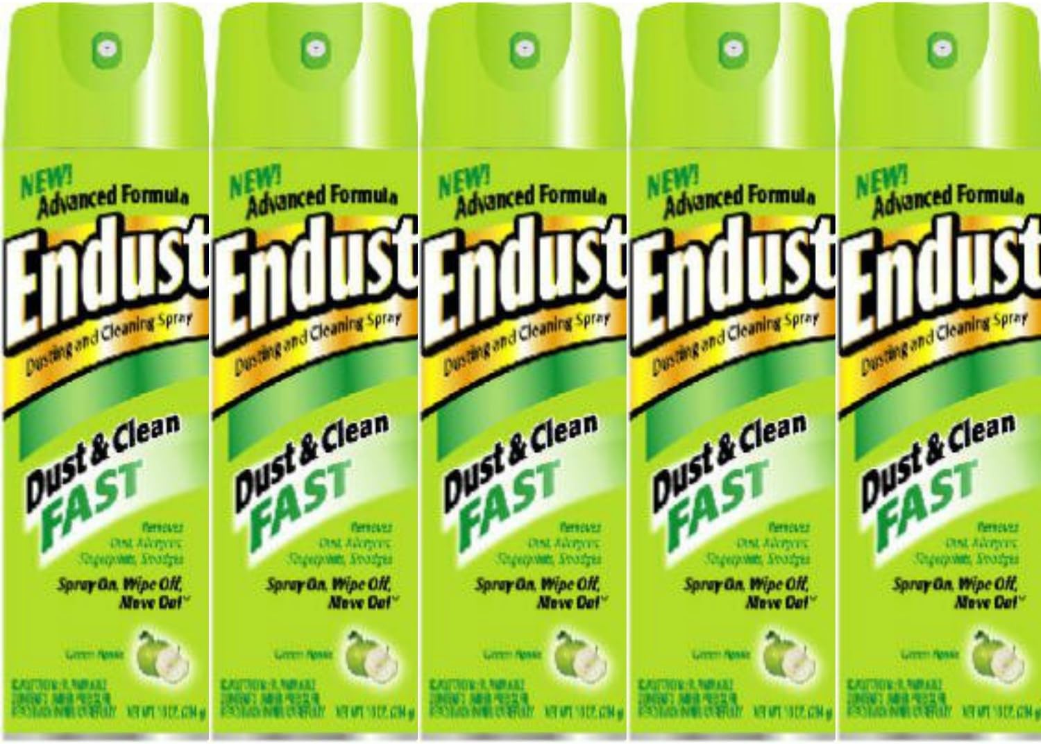 Endust MultiSurface Dusting and Cleaning Spray, 10 Ounce, Count of 5