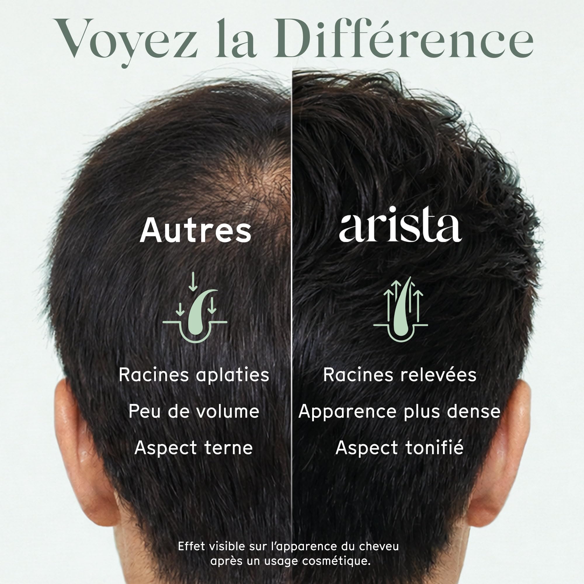 Arista Shampoing Solide Romarin & Biotine, Shampoing Volume Cheveux Fins et Plats, Apporte Volume et Légèreté, Favorise la Croissance, Sans Paraben, Sans Silicone, Sans Sulfate, Vegan (80 g)