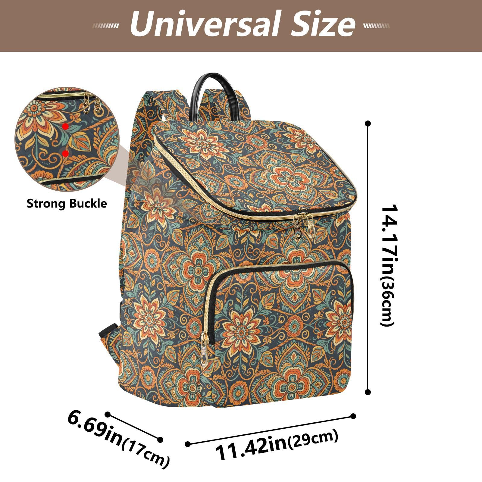 Zaino da donna 15L moda multifunzionale portatile zaino borsa