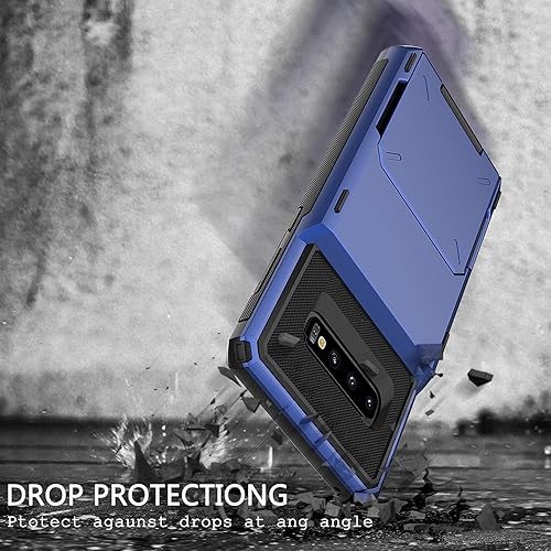 Miniatura 6 de Asuwish Funda de teléfono para Samsung Galaxy S10 Plus con protector de pantalla de vidrio templado y ranura para tarjeta de crédito, funda