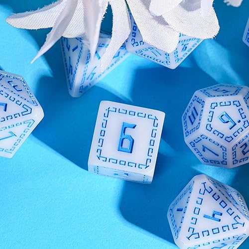 Miniatura 50 de Juego de dados de queso, juego de dados DND poliédricos de resina amarilla para juegos de rol D&D y otros juegos de mesa Dados