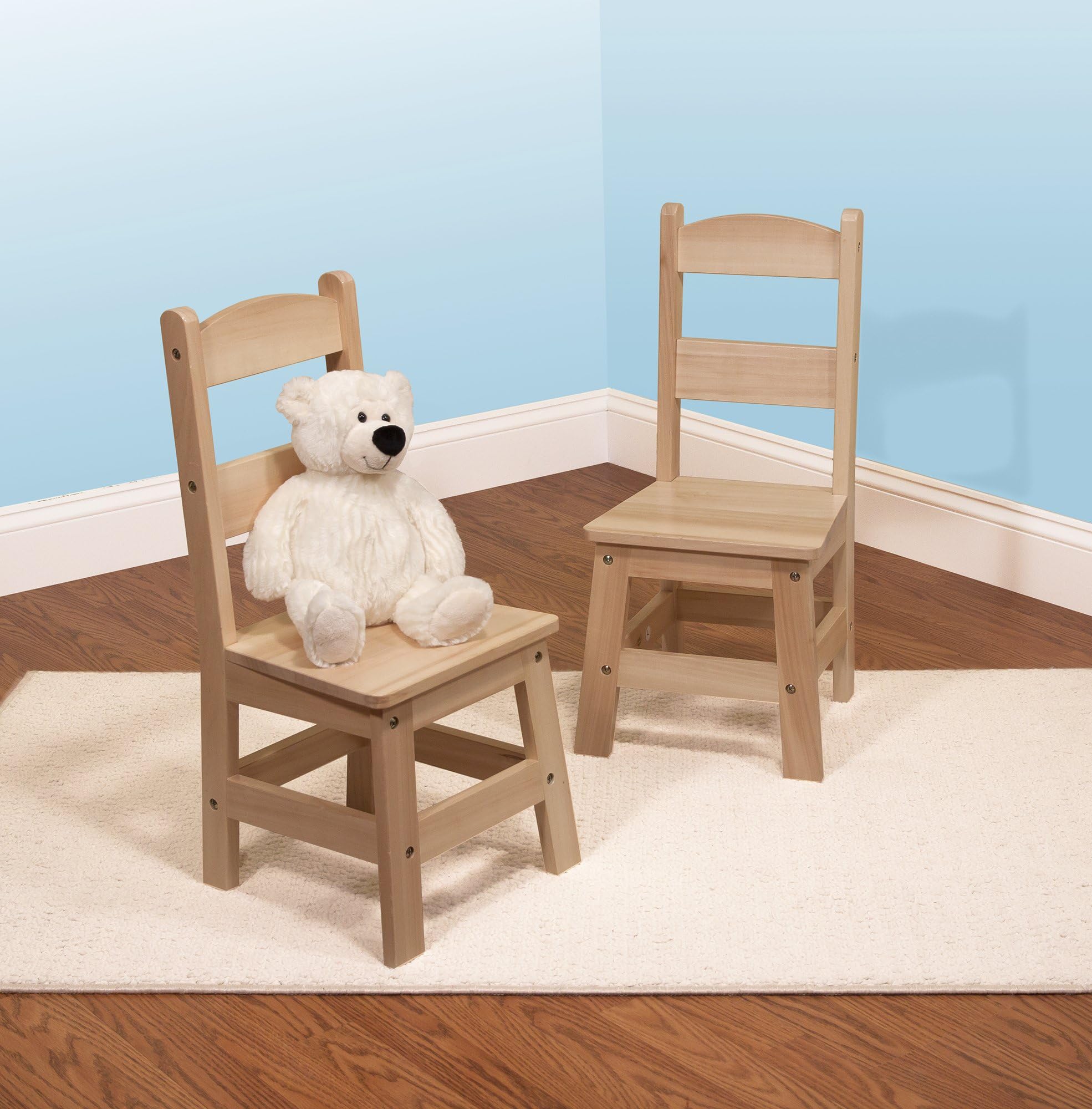 melissa and doug wooden chairs